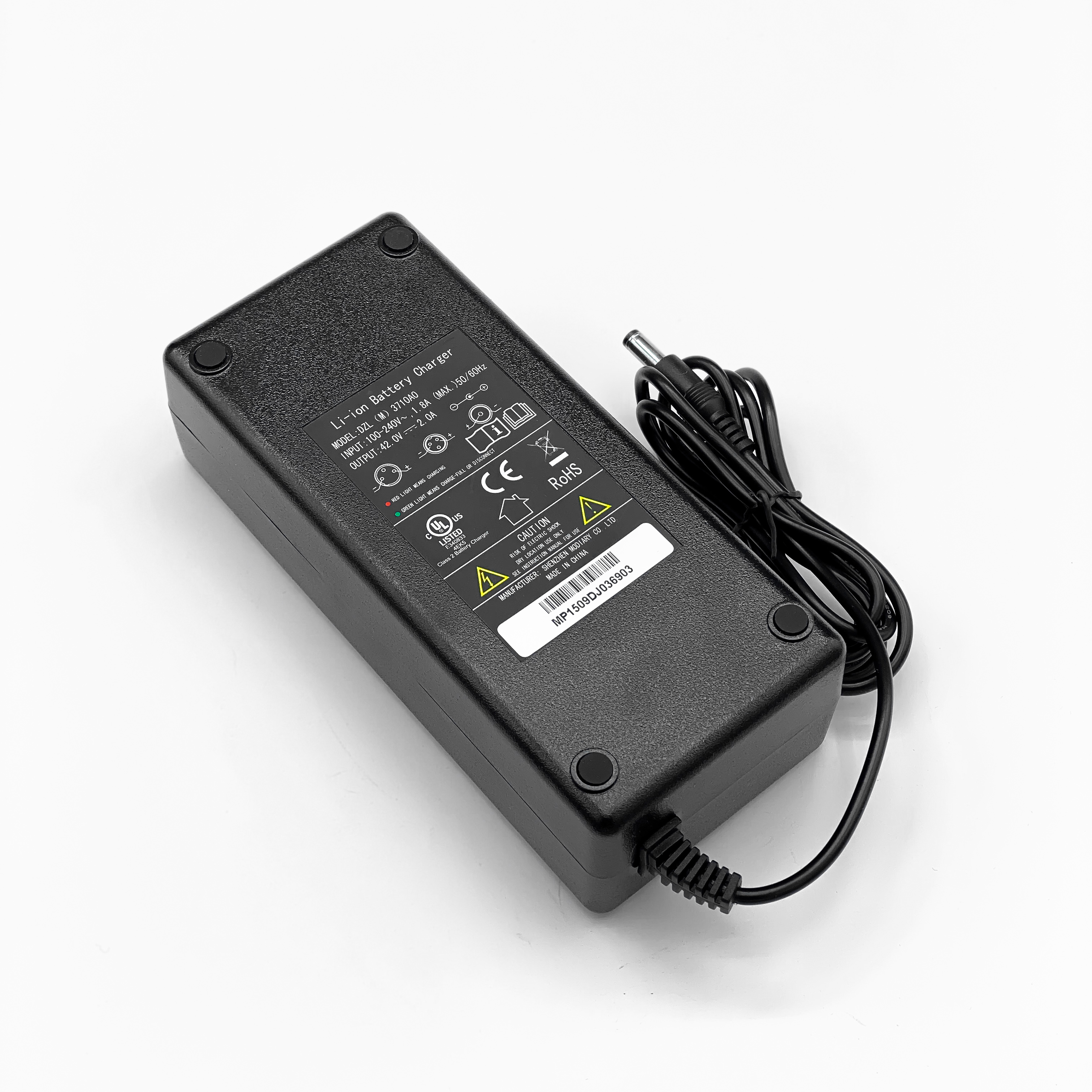 شارژر باتری لیتیوم ۴۲ ولت ۲ آمپر Modiary