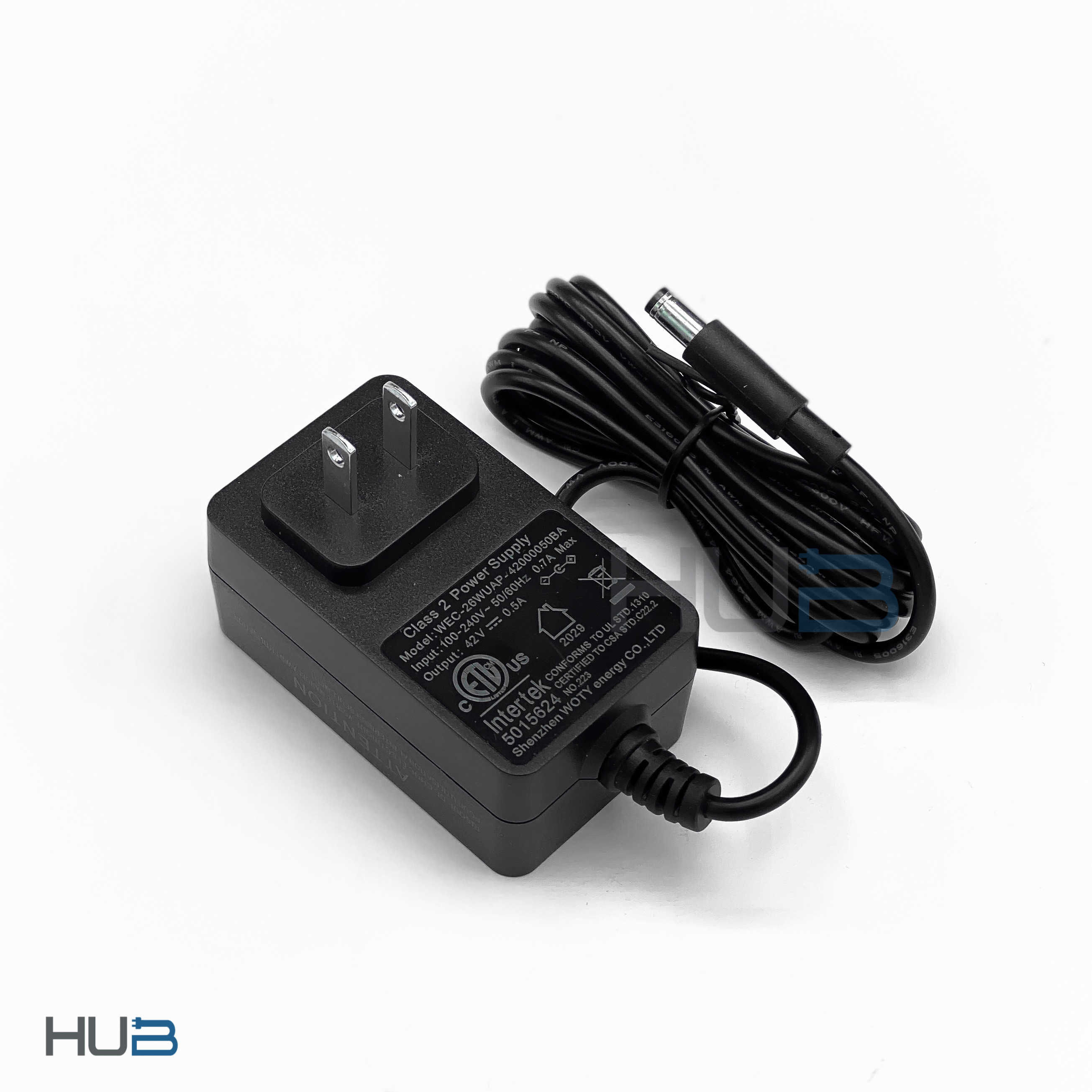 آداپتور و شارژر ۴۲ ولت ۰.۵ آمپر WOTY